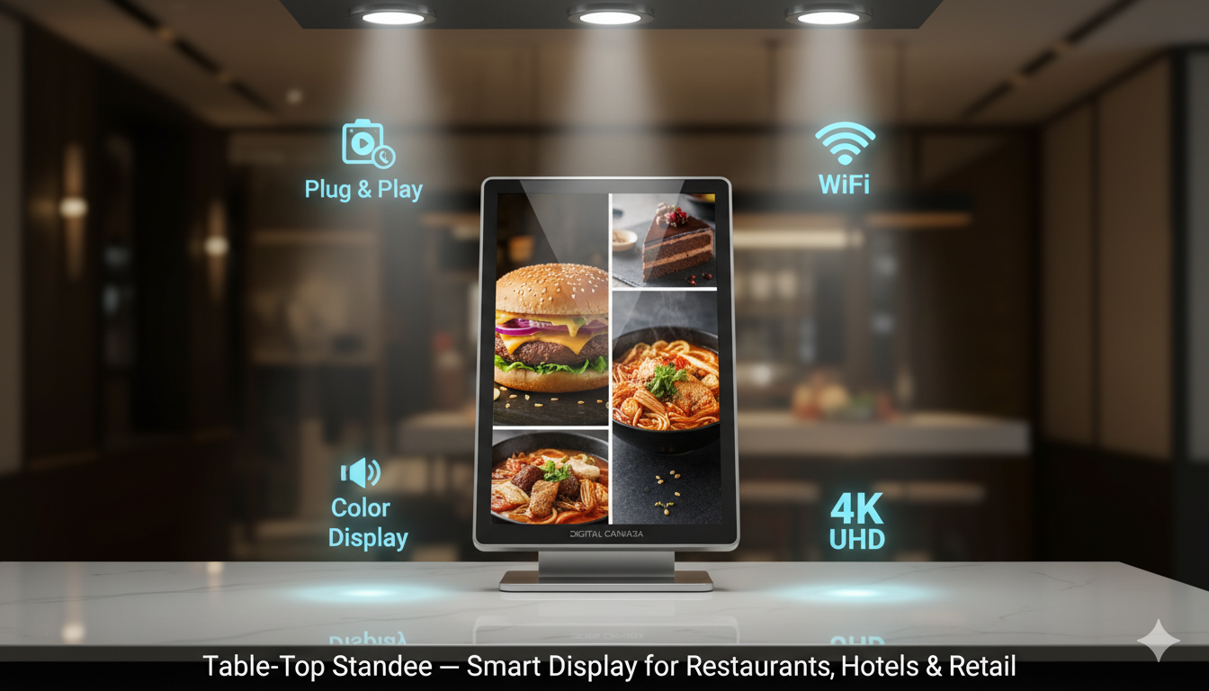 Rotable Table-Top Digital Signage (19 Inch)