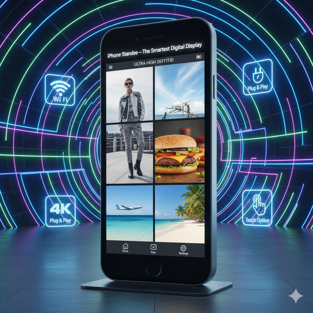 i phone type digital signage (43 inch)