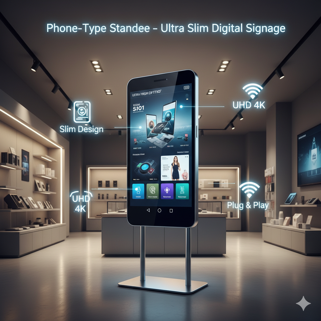 i phone type digital signage (43 inch)